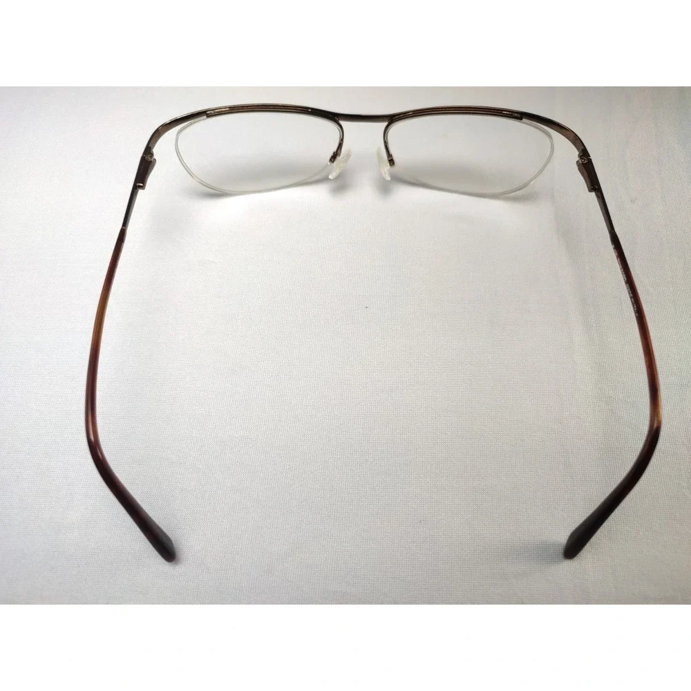 Tom Ford TF5132 048 Semi-Rimless Eyeglass Frames Only 55-16-135 Brown